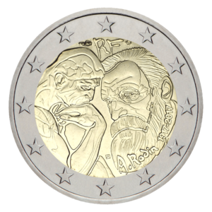 2 euro herdenkingsmunt Auguste Rodin Frankrijk
