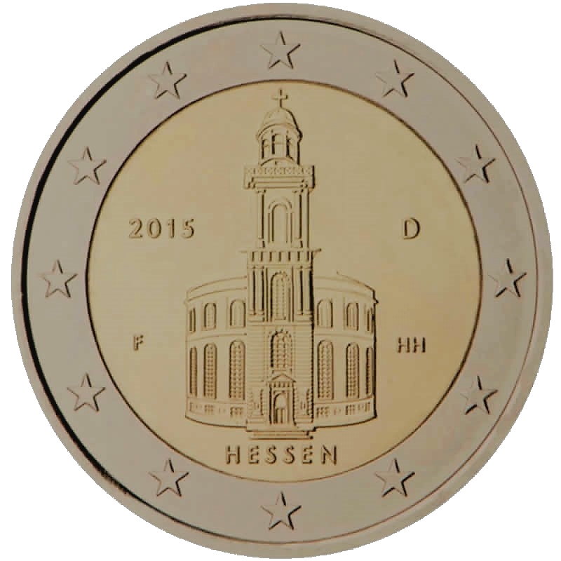 2 euro herdenkinsmunt duitsland hessen in bundesrat