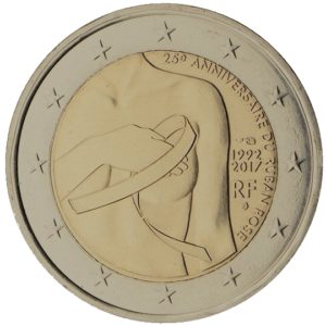 Herdenkingsmunt van 2 euro Pink ribbon