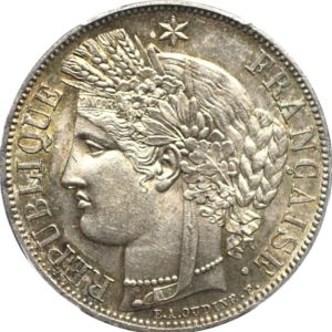 5 frank in sterling zilver Ceres - Frankrijk