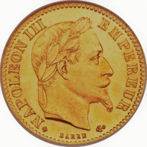 10 frank napoleon 3 half louis d'or