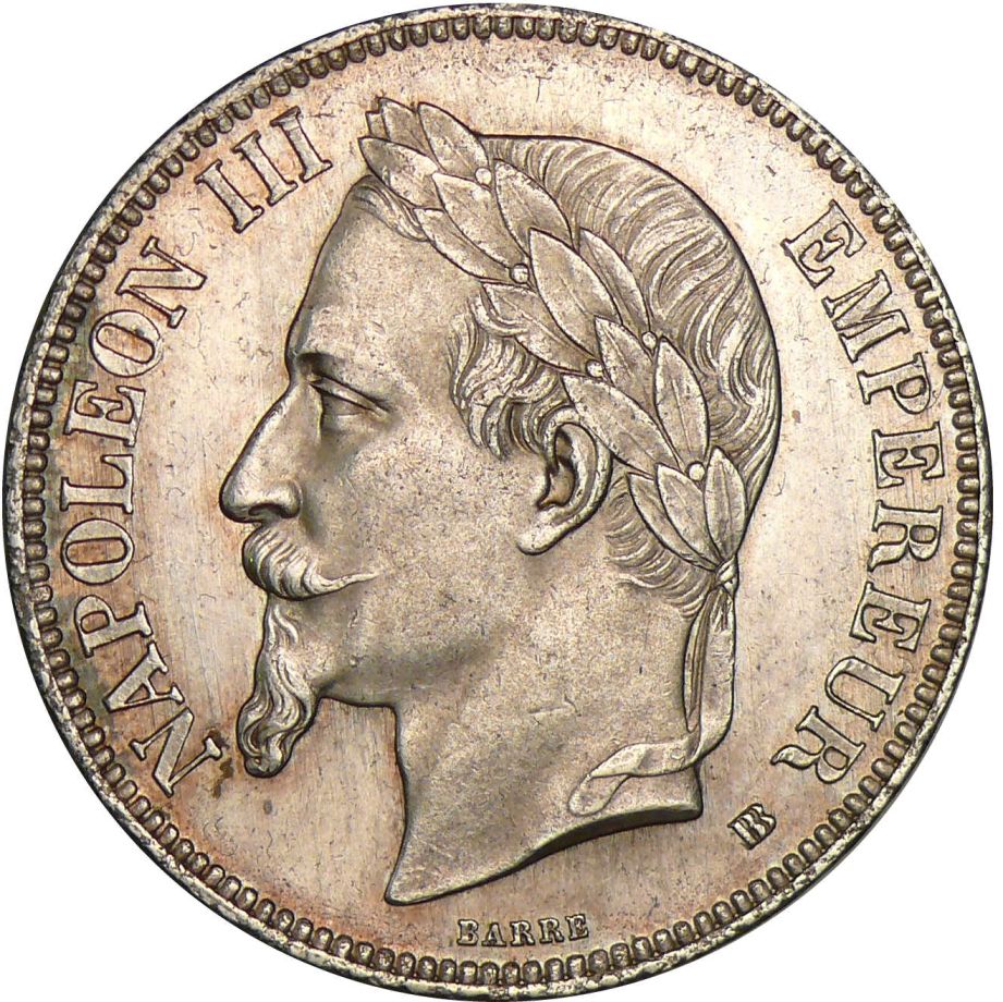 5 frank in zilver napoleon 3