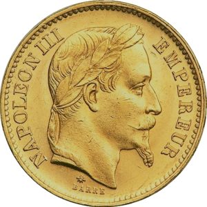 20 Francs or Napoléon III louis d'or