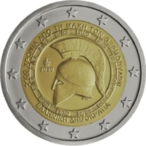 2 euro herdenkingsmunt Thermopylae Griekenland
