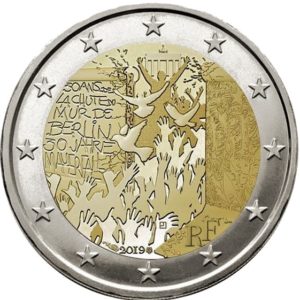 2 euro Berlijnse Muur - Ter herdenking van de 30 verjaardag van de val - Frankrijk