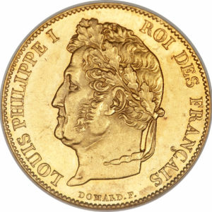 Louis philippe 20 frank koning der fransen