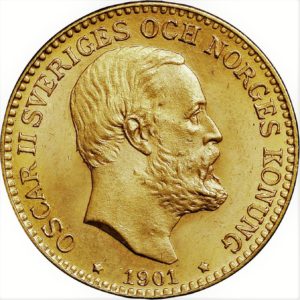 10 zweedse kronen Oscar II