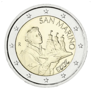 2 euro San Marino - De drie torens van San Marino - 2023