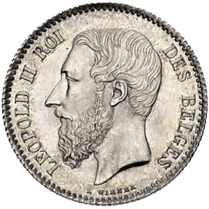 Léopold II 1 frank