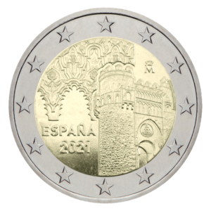 2 euro herdenkingsmunt Toledo - spanje - 2021