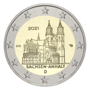 2 euro Saxony Anhalt Duitsland 2021