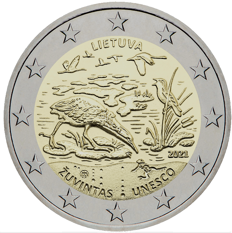 2 euro Zuvintas - Litouwen - 2021