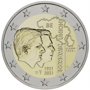 2 euro herdenkingsmunt belgie 2021