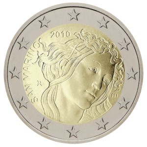 2 euro Sandro Botticelli 2010 San Marino