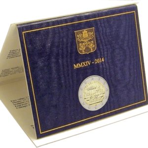 2 euro Berlijnse muur vaticaanstad 2014