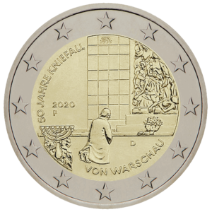 2 euro Willy Brandt in Warschau Duitsland 2020