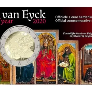 2 euro Jan van Eyck herdenkingsmunt België 2020