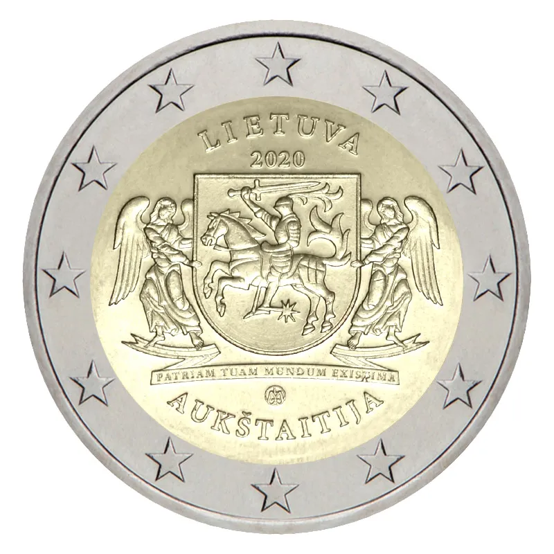 2 euro herdenkingsmunt Aukstaitija 2020
