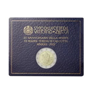 2 euro herdenkingsmunt Moeder Theresa Vaticaan 2022