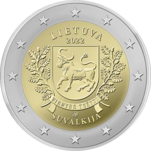 speciale 2 euromunt Sulvakija Litouwen