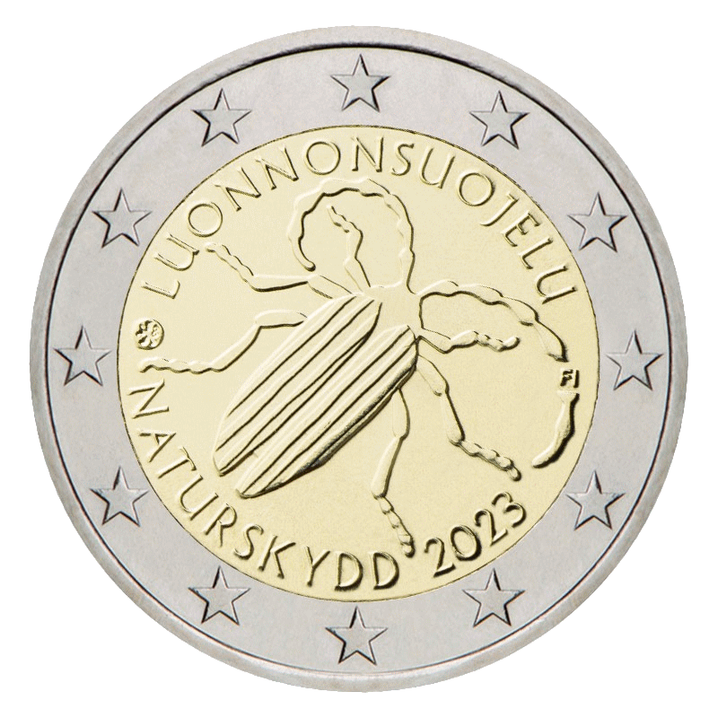 2-euro-herdenkingsmunt-natuurbehoud-Finland-2022