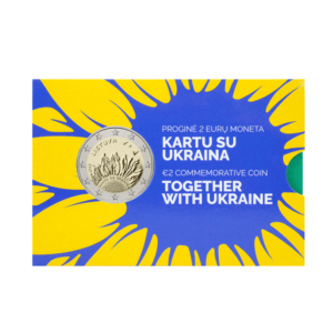 2 euro samen met Oekraïne coincard - Litouwen - 2023