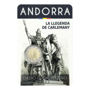 2 euro herdenkingsmunt de legende van karel de grote - Andorra - 2022