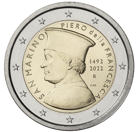 2 euro Piero della Francesca- San Marino- 2022