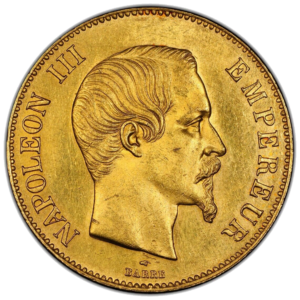 100 frank in goud Napoleon III