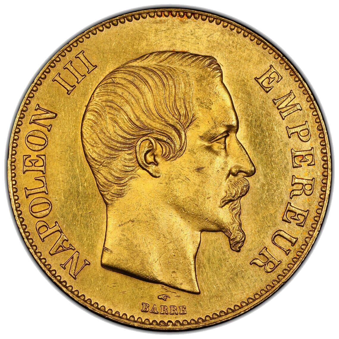 100 frank in goud Napoleon III