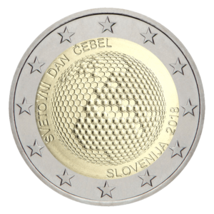 2 euro herdenkingsmunt Wereldbijendag - Slovenië - 2018