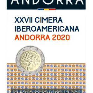2 euro coincard Ibero-Amerikaanse top - andorra - 2020