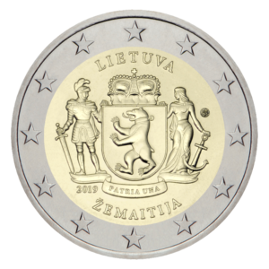 2 euro herdenkingsmunt Samogitie - Litouwen - 2019