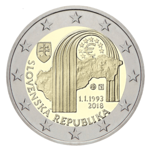 2 euro herdenkingsmunt Slowaakse Republiek - Slowakije - 2018