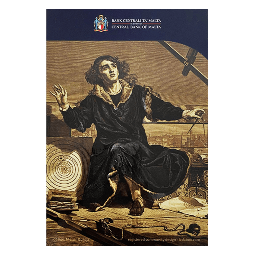 2 euro herdenkingsmunt Nicolas Copernicus Coincard - Malta - 2023