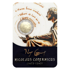 2 euro herdenkingsmunt Nicolas Copernicus Coincard - Malta - 2023