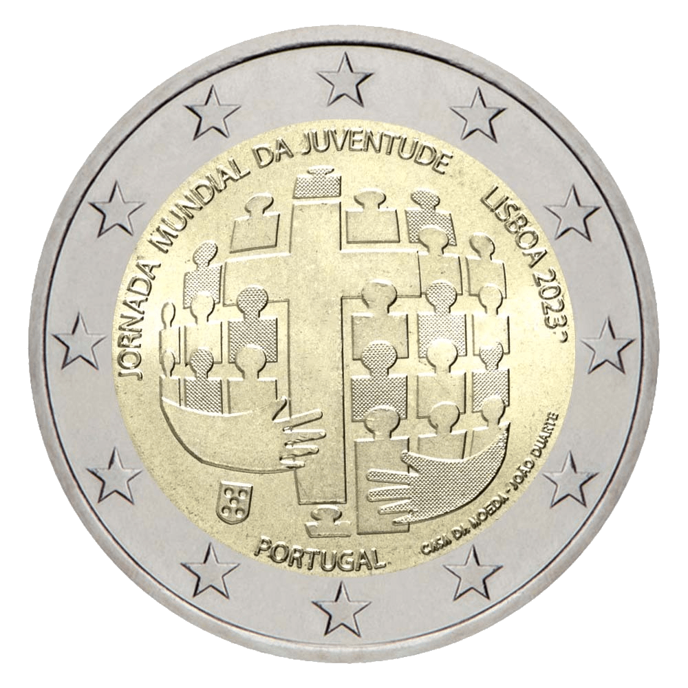 2 euro herdenkingsmunt Wereldjongerendag - Portugal - 2023