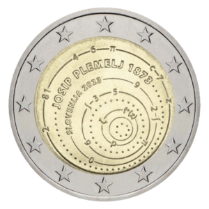 2 euro herdenkingsmunt Joseph Plemelj - Slovenië - 2023