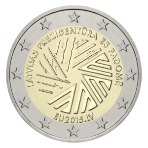 2 euro herdenkingsmunt EU-voorzitter - Letland - 2015
