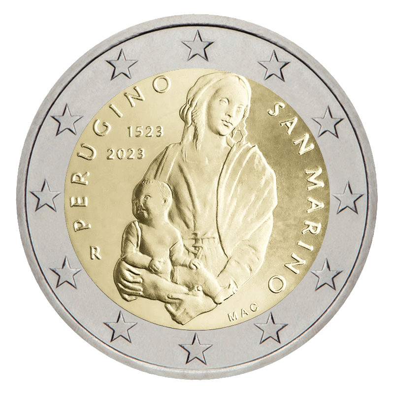 2 euro herdenkingsmunt Perugino - San Marino - 2023