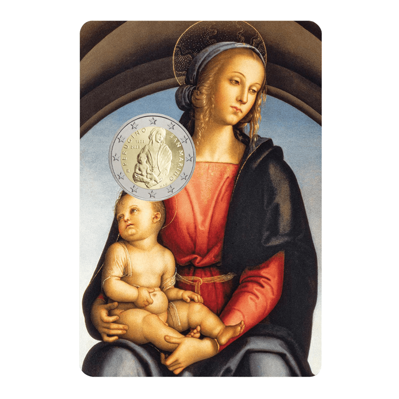 2 euro herdenkingsmunt Perugino