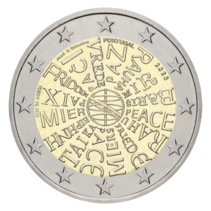 2 euro herdenkingsmunt Vrede tussen naties - Portugal - 2023