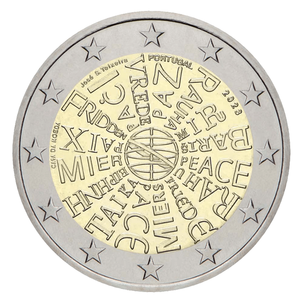 2 euro herdenkingsmunt Vrede tussen naties - Portugal - 2023