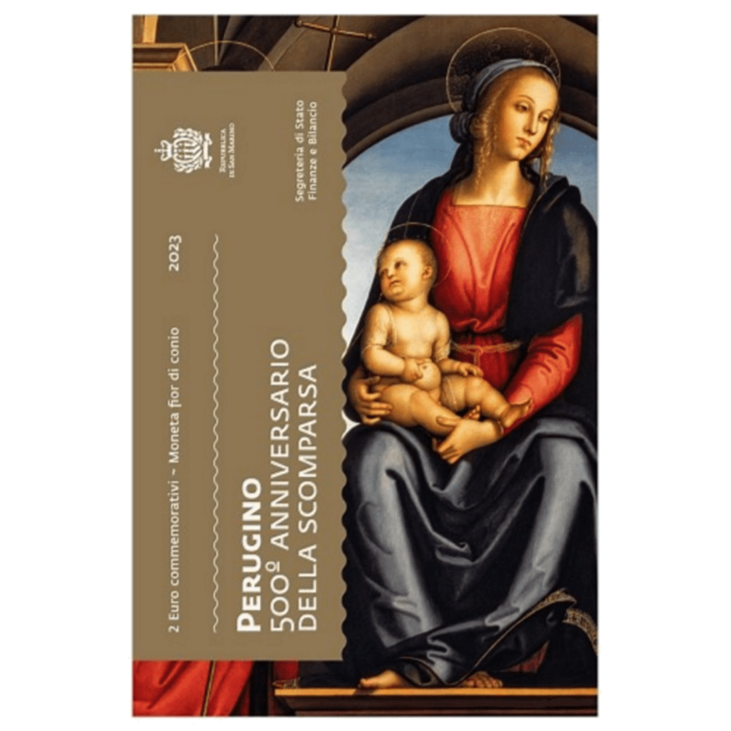 2 euro Perugino - San Marino - 2023 - presentatiedoosje