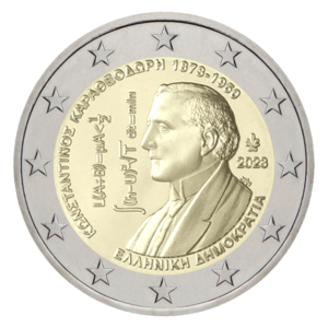 2 euro herdenkingsmunt Constantin Carathéodory - Griekenland - 2023