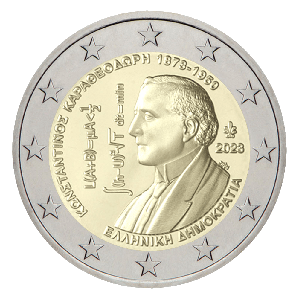 2 euro herdenkingsmunt Constantin Carathéodory - Griekenland - 2023