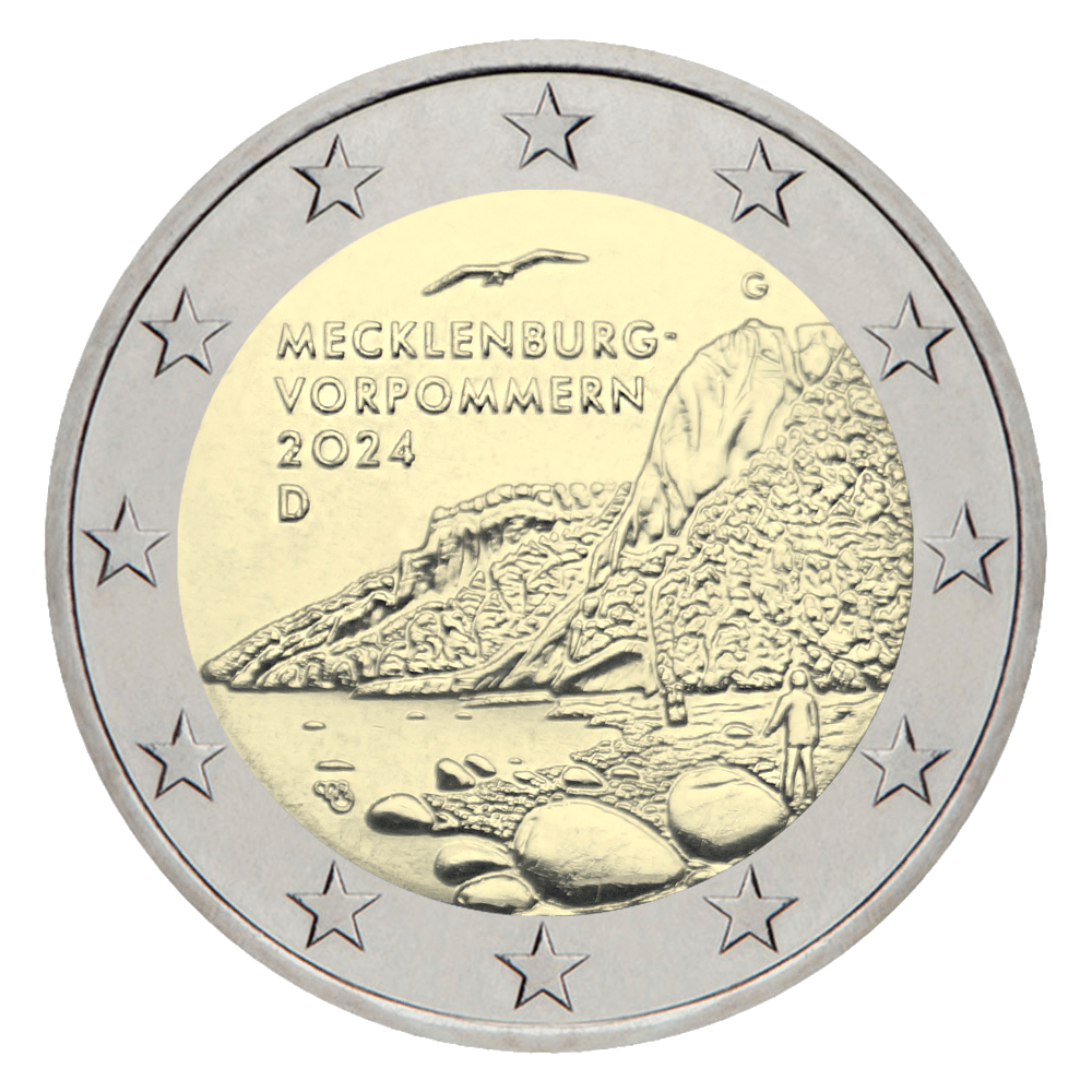 2 Euro herdenkingsmunt Mecklenburg-Vorpommern - Duitsland -2024