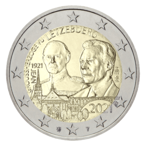 2 euro herdenkingsmunt 100ste verjaardag van Groothertog Jean - Luxemburg - 2021