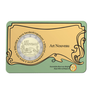 2 euro herdenkingsmunt Art Nouveau - België - 2023