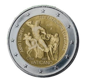 2 euro herdenkingsmunt Cultureel erfgoed - Vaticaan - 2018